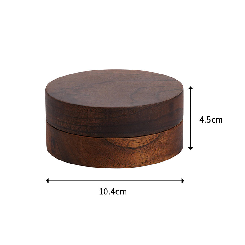 Cendrier d'extérieur en bois, dimensions diamètre 10,4 cm hauteur 4,5 cm