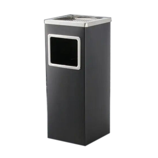 Poubelle cendrier extérieur acier inox - vue de détail