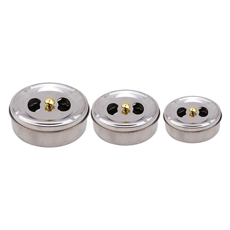 Cendrier rotatif automatique inox plateau tournant - vue principale