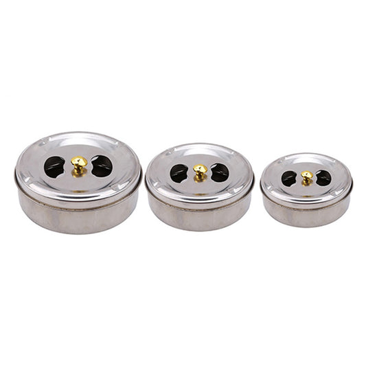 Cendrier rotatif automatique inox plateau tournant - vue principale