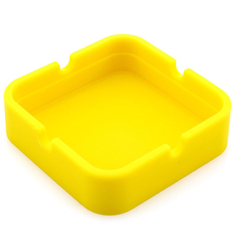 Silicone jaune - cendrier en silicone