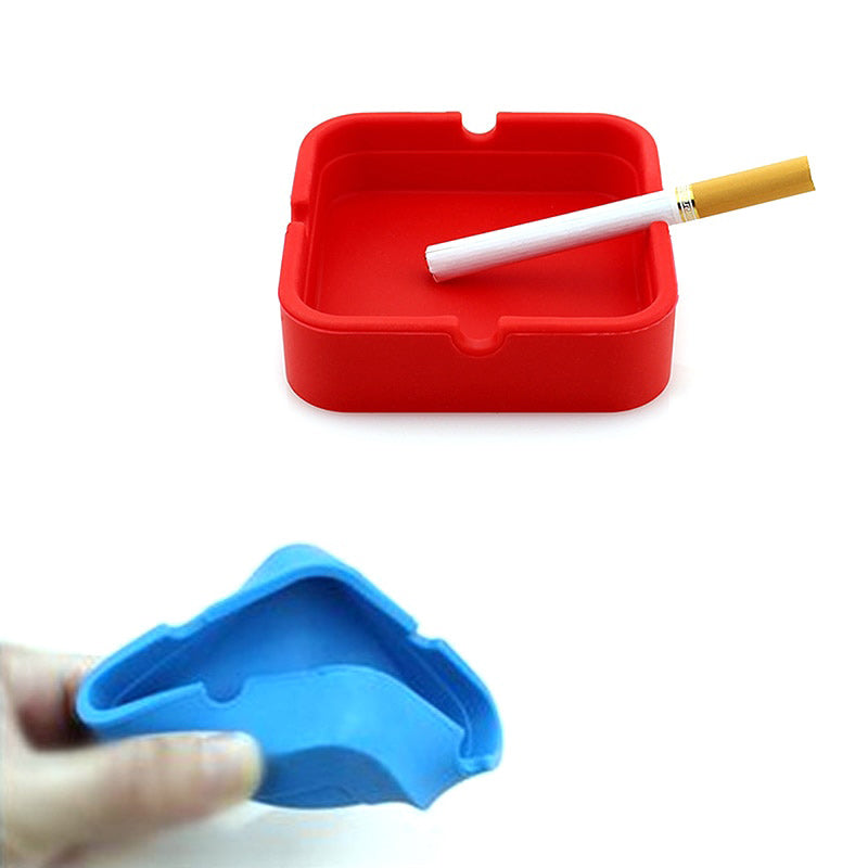 Silicone souple - cendrier en silicone plié