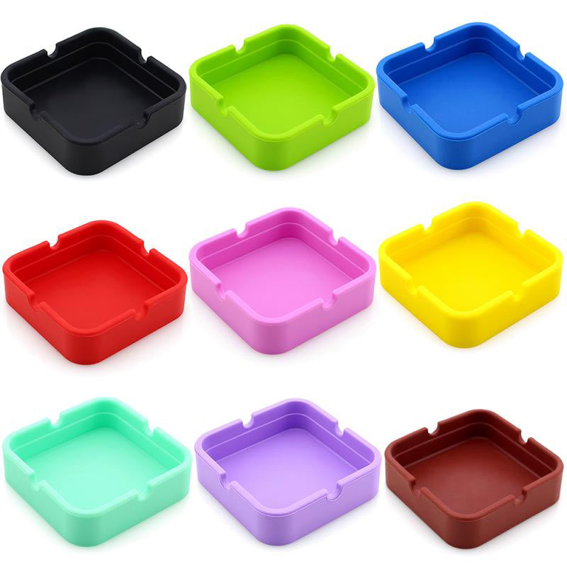 Silicone souple - cendrier en silicone vue de dessus