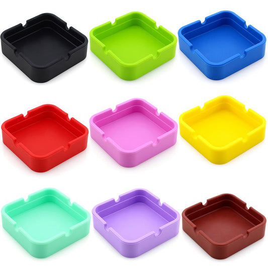 Silicone souple - cendrier en silicone vue de dessus
