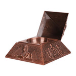 Cendrier Pyramide Bronze Ouvert