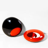 Cendrier Anti Fumée Noir et Rouge
