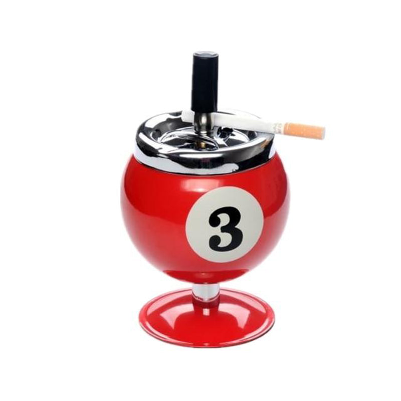 Cendrier Billard Rouge