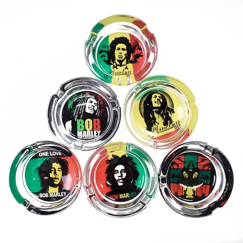 6 Cendriers Bob Marley différents