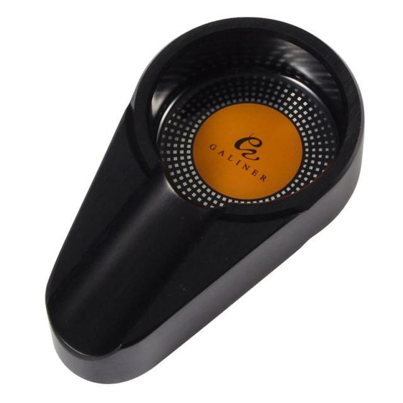Métal chromé - cendrier cigare cubain individuel encoche profonde format robusto corona