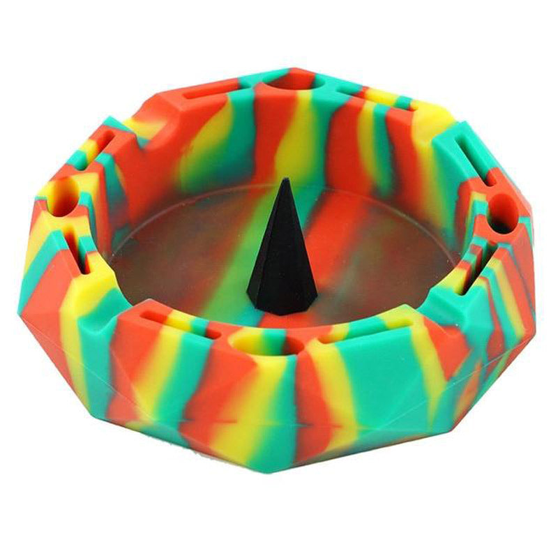 Céramique multicolore - Cendrier cool motif rasta