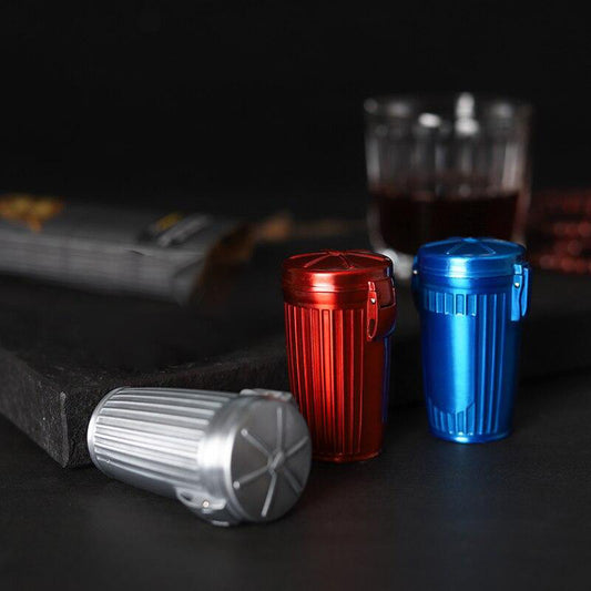 Cendrier de poche design aluminium - vue principale