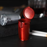 Cendrier de Poche Design Rouge ouvert de face