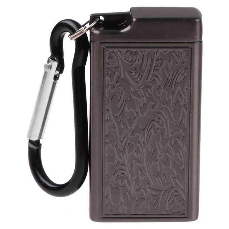 Métal noir - cendrier de poche porte-clé