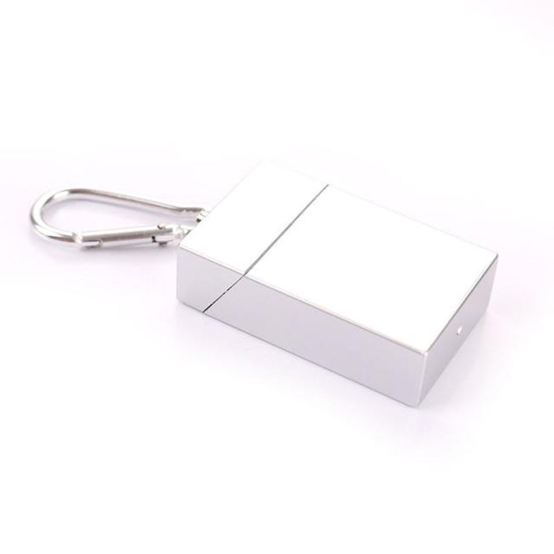 Cendrier de sac à main mini aluminium doré - vue 4