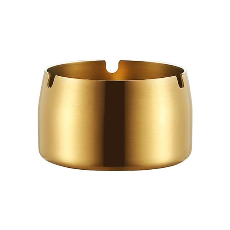 Cendrier design intérieur inox blanc - vue vue du dessus