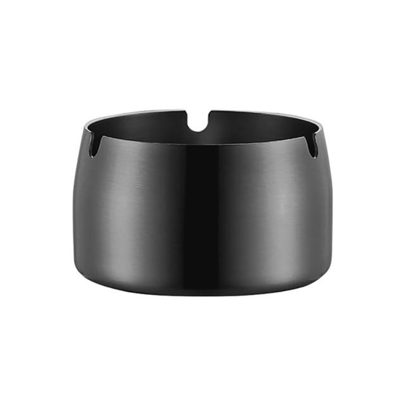 Cendrier design intérieur inox naturel - vue packaging