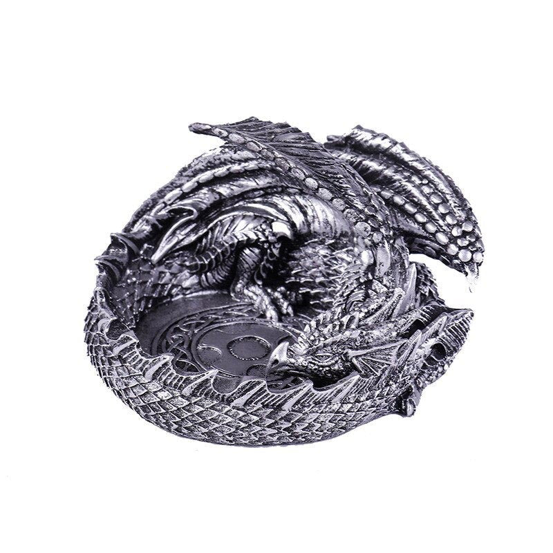 Cendrier en forme de dragon - figurine decorative originale pour fumeur