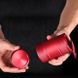 Cendrier en Aluminium Rouge Main