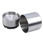 Cendrier en Inox pour Voiture Taille S ouvert