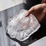 Cendrier en Verre Design Blanc Mat