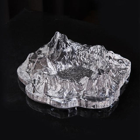 Cendrier en Verre Design Transparent