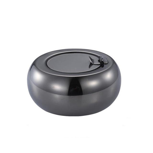 Inox noir brossé - cendrier balcon extérieur