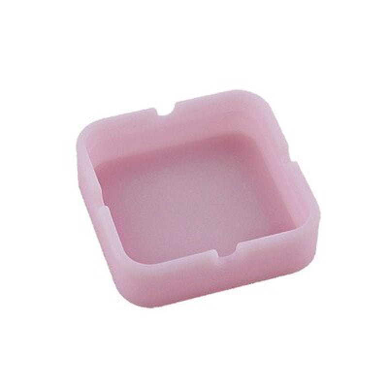 Cendrier Fluorescent Carré Rose