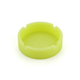 Cendrier Fluorescent Rond Jaune