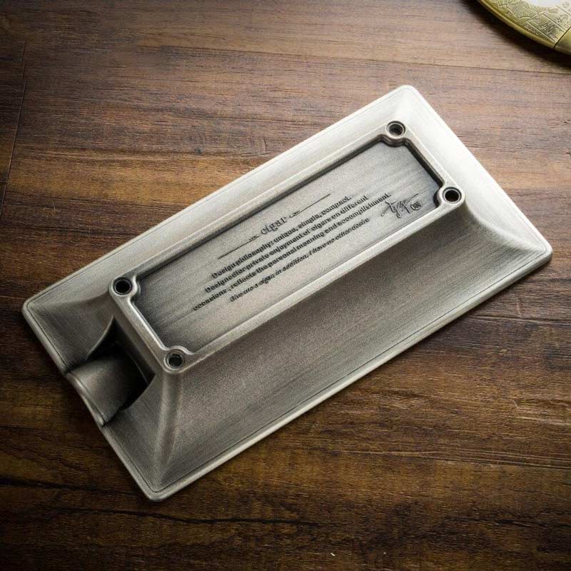 Cendrier Individuel Argenté Retourné