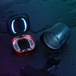 Cendrier LED pour Voiture Rouge Ouvert