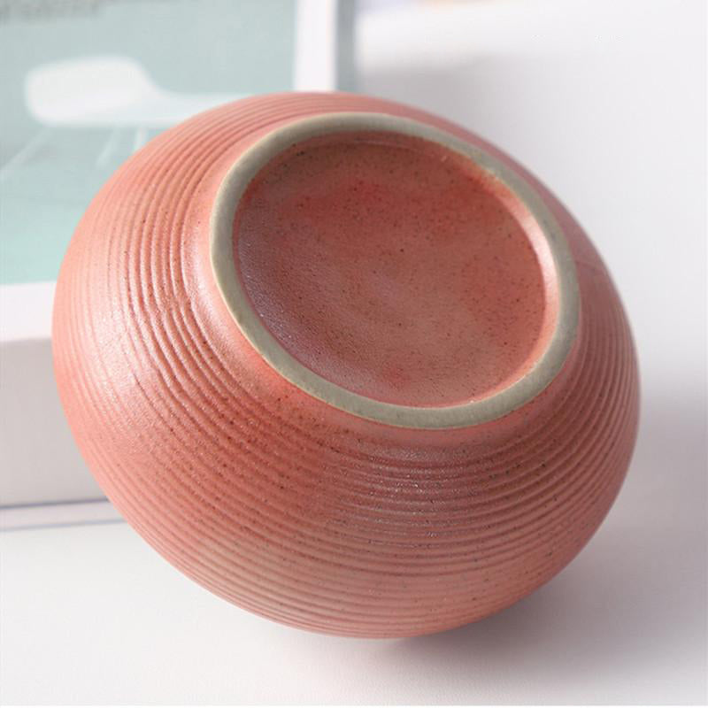 Cendrier marocain céramique rose, vue du dessous