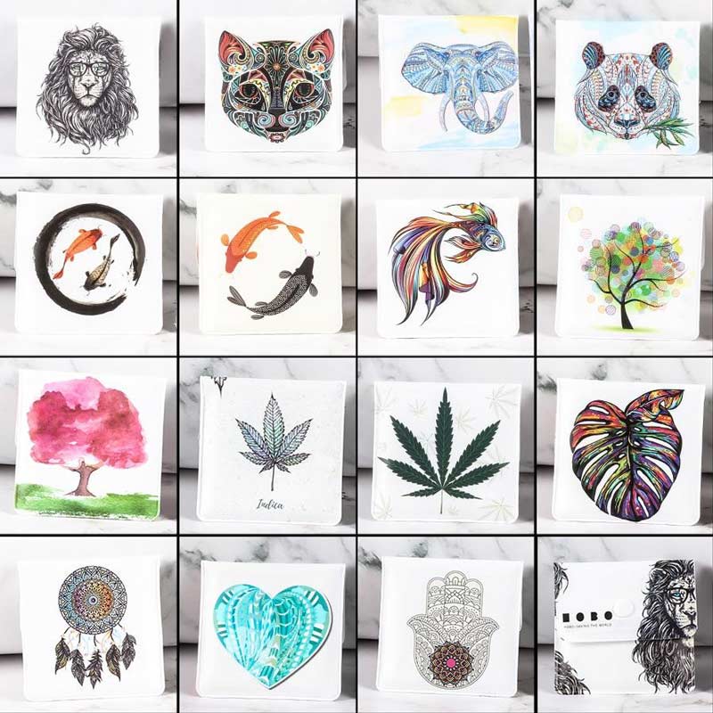 Cendrier pochette souple - présentation du format et des designs disponibles