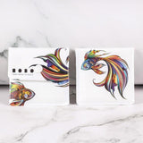 Cendrier Pochette Souple Poisson Combattant Coloré