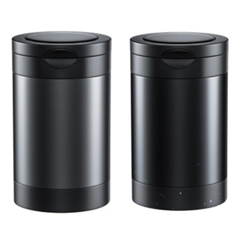 Plastique noir et gris - cendrier voiture porte-gobelet