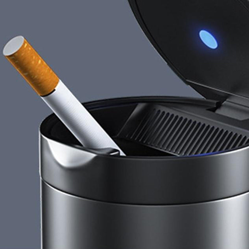 Plastique gris - cendrier voiture repose-cigarette intégré