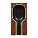 Cendrier pour Cigare en Bois Marron Noir