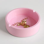 Cendrier de Terrasse Rond Rose