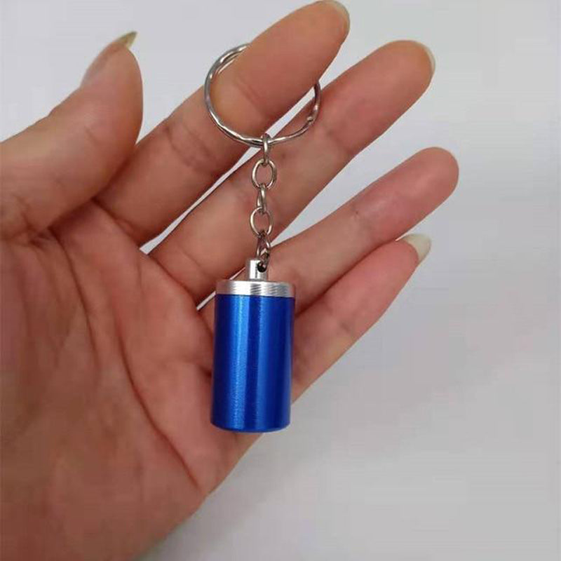 Cendrier tube en aluminium anodise - cendrier de poche compact et etanche