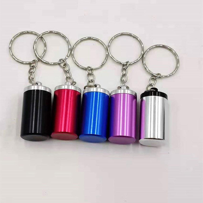 Cendrier tube en aluminium anodise - cendrier de poche compact et etanche