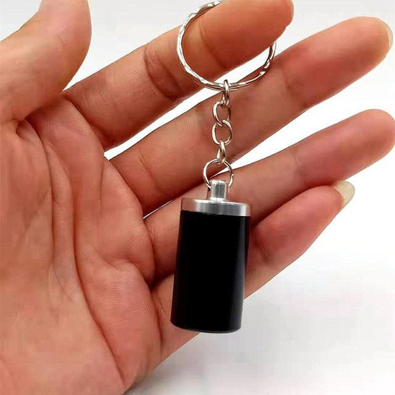 Cendrier tube en aluminium anodise - cendrier de poche compact et etanche