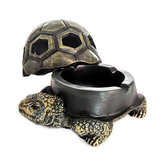 Tortue cendrier résine colorée design nature original - vue principale