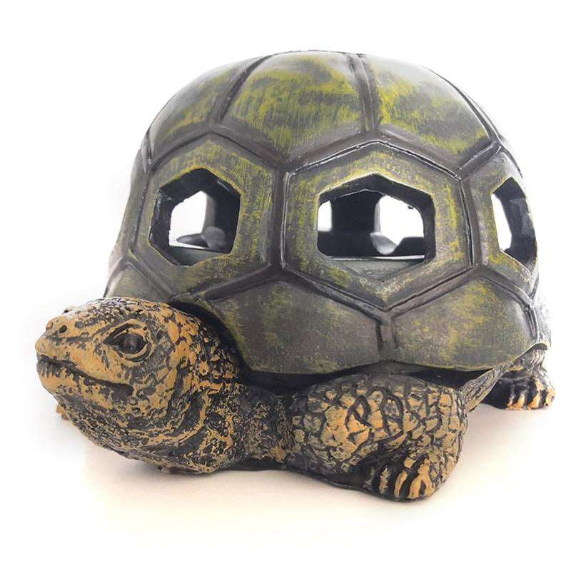 Tortue cendrier résine colorée design nature original - vue de détail