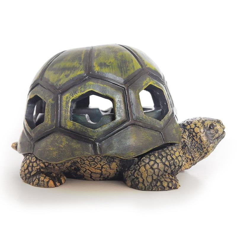 Tortue cendrier résine colorée design nature original - vue ambiance